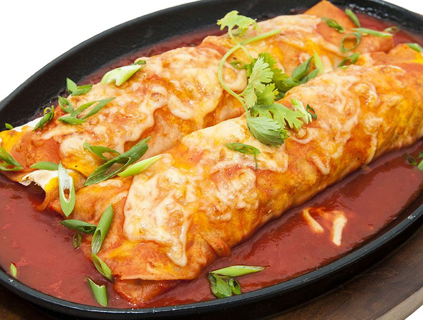 Rollos de atún en salsa de tomate