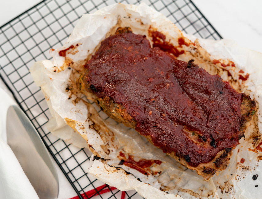 Pastel de carne glaseada