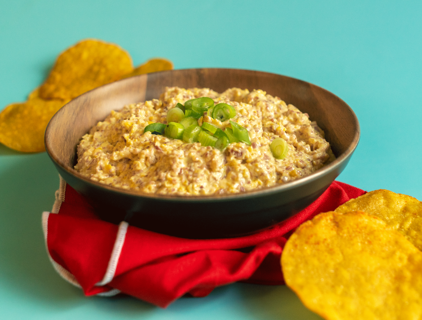 Dip de maíz con tocineta