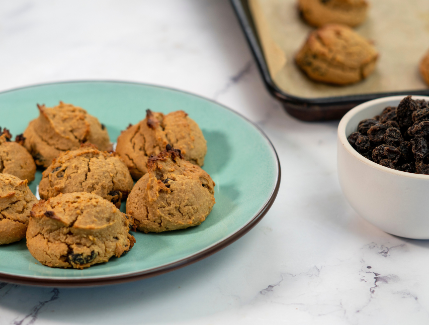 Galletas de garbanzos y pasas