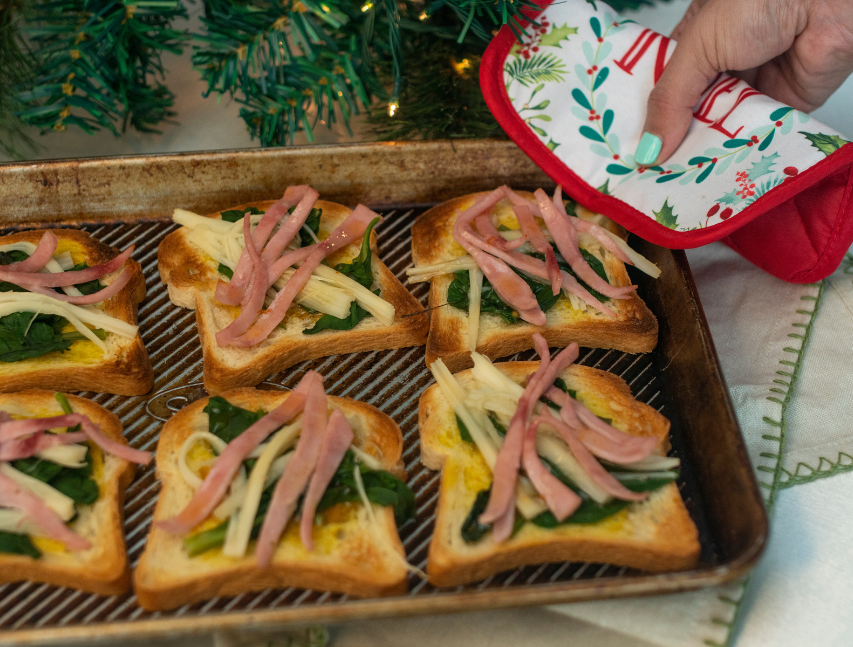 Tostadas festivas