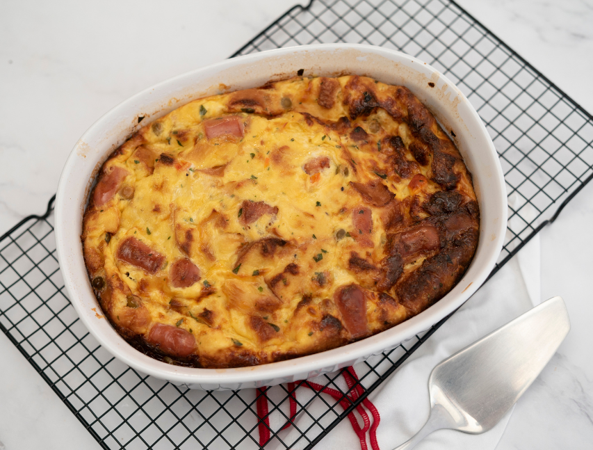 Budín salado para desayuno