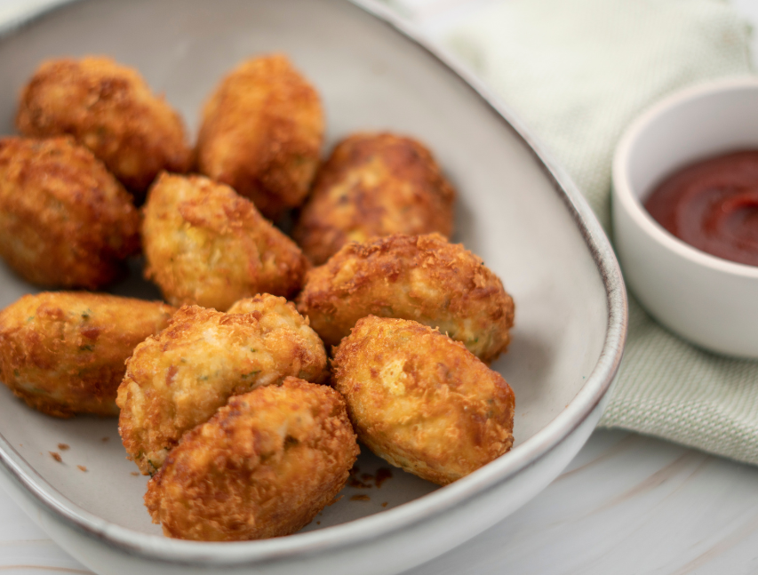 Bolitas de atún y arroz