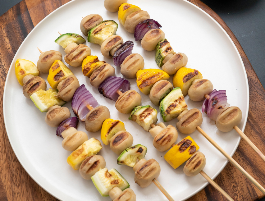 Kebabs vegetarianos
