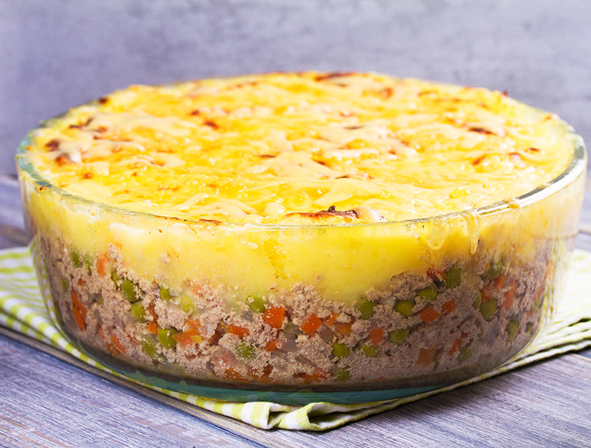 Pastel de carne y papa