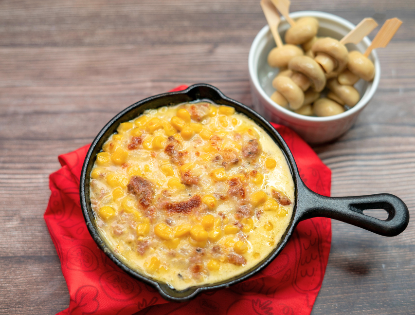 Cazuela de maíz y chorizo