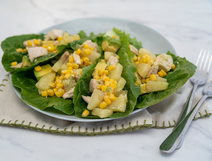 Ensalada tropical de piña